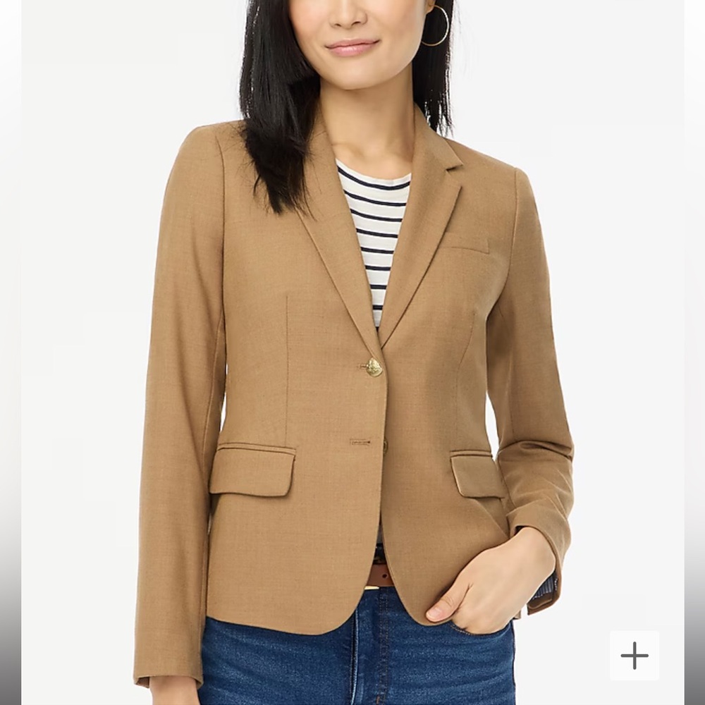 J Crew Original Schoolboy Blazer • Camel • Size 2
